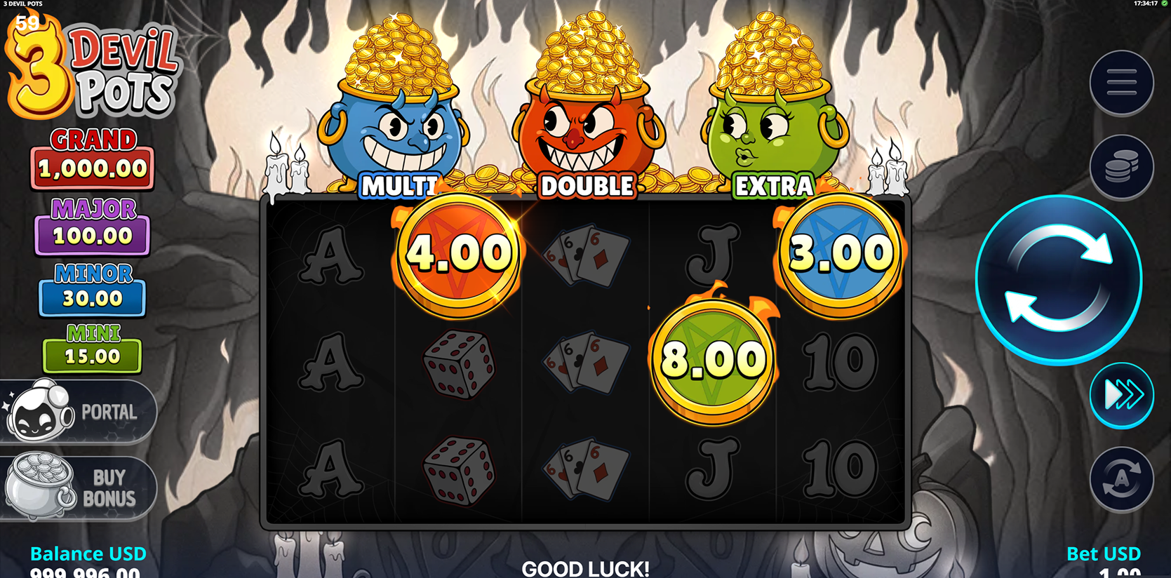 3 Devil Pots