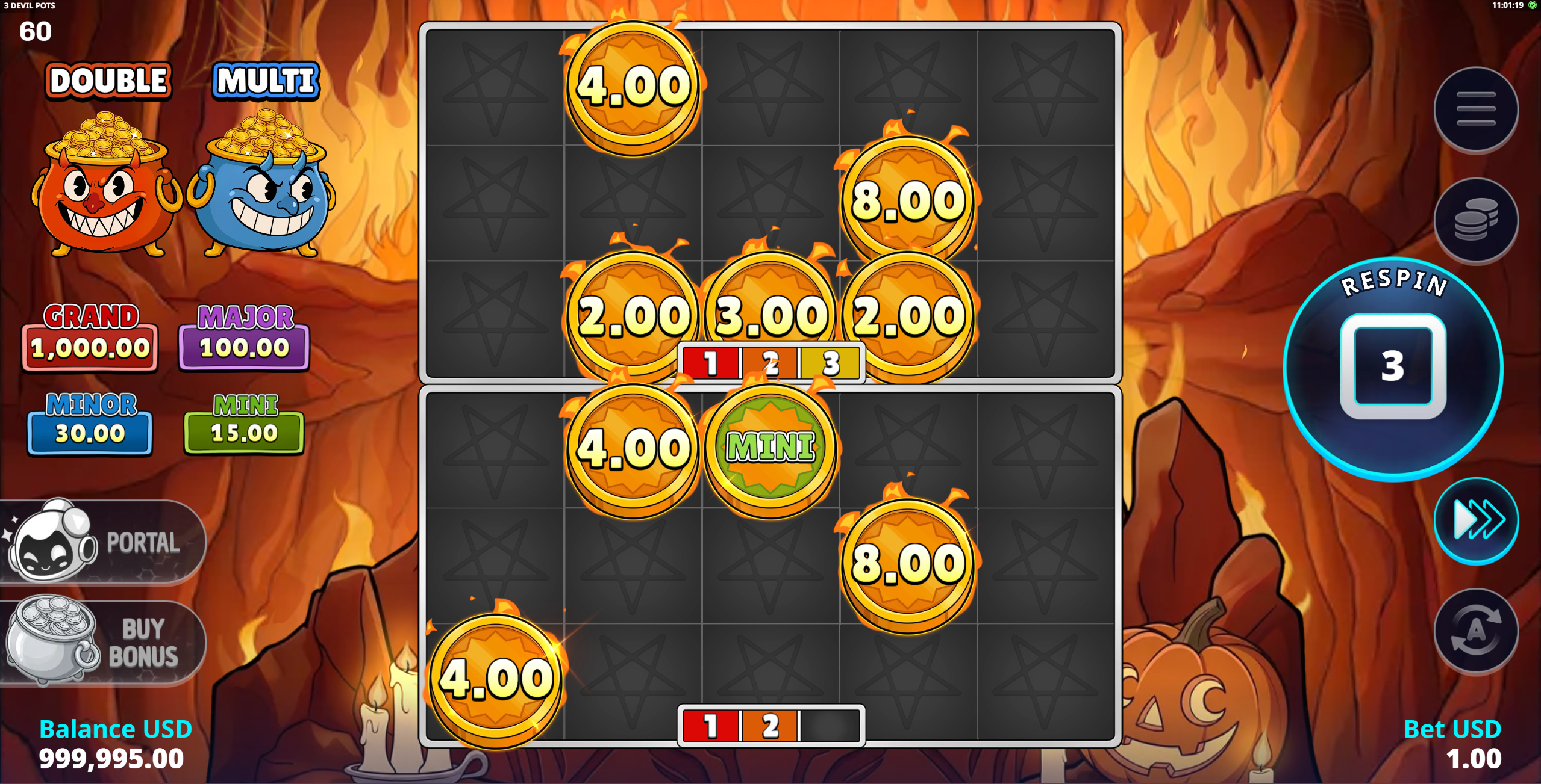 3 Devil Pots
