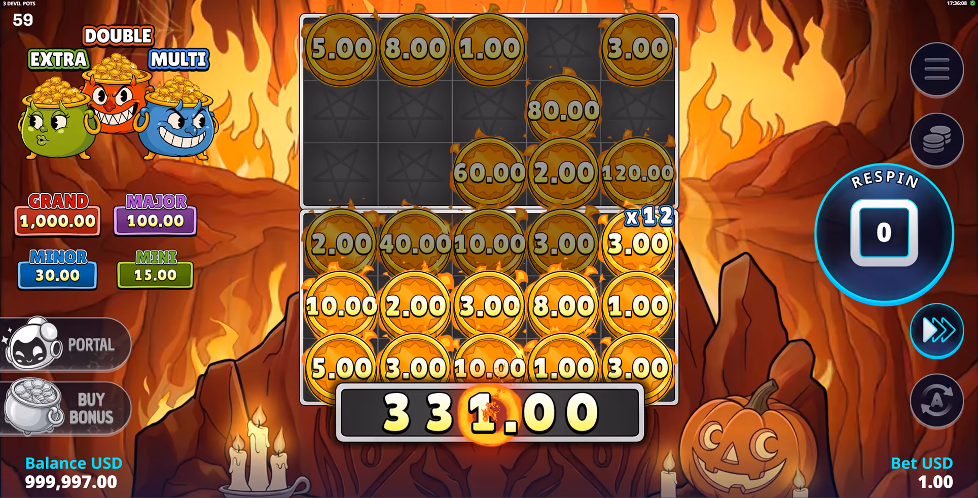 3 Devil Pots