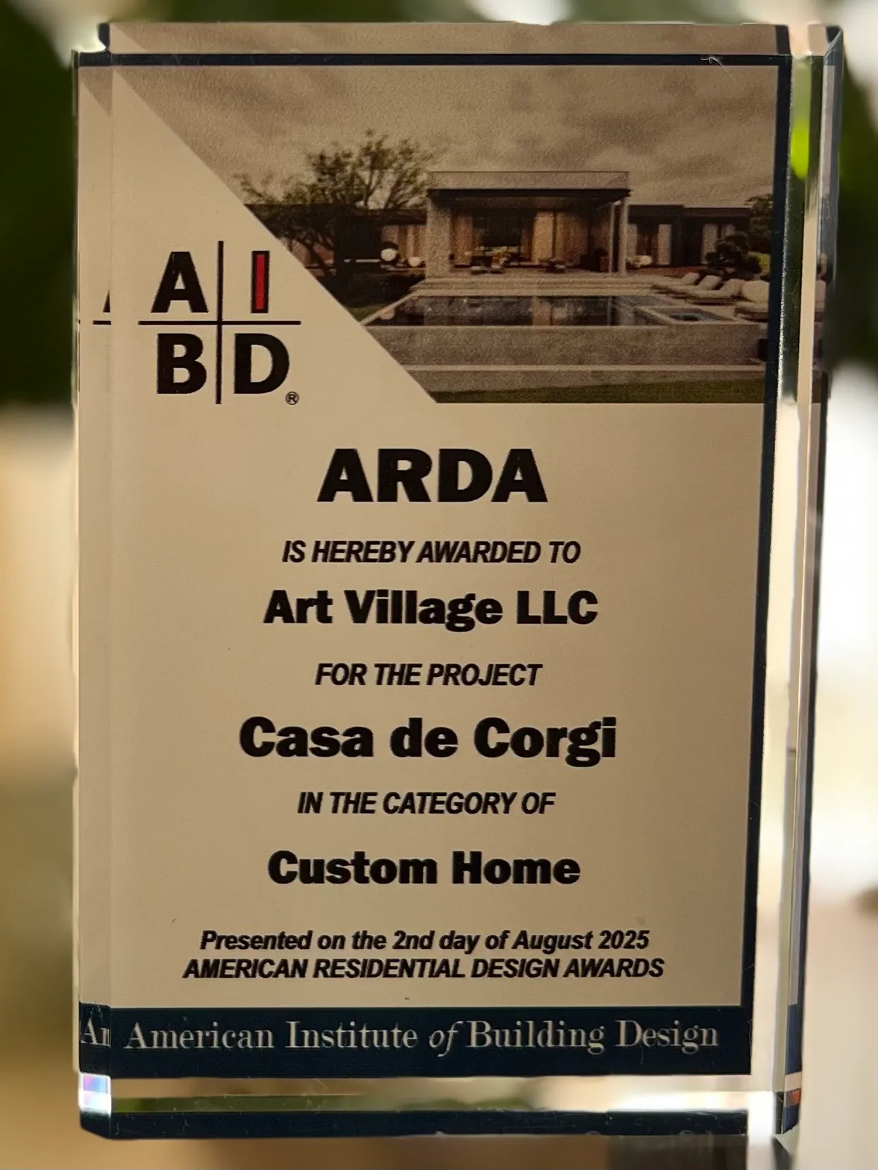ARDA Custom Home Award by AIBD: Casa de Corgi Residence