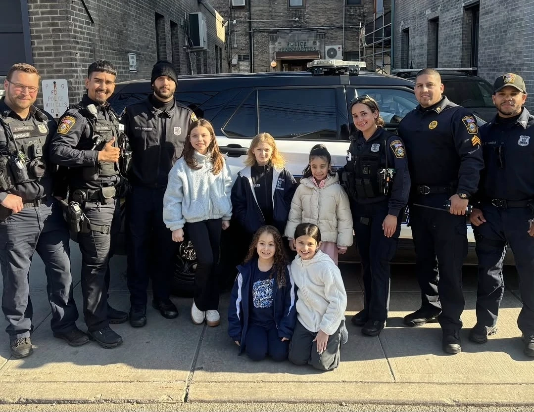 Harrison PBA Local 22 officers engaging with the community