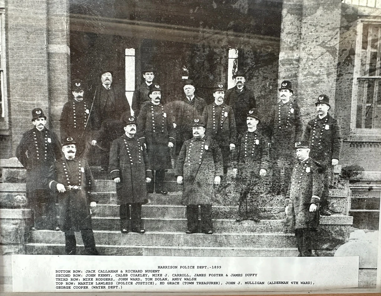 Historical photo of the Harrison Police Department, 1899.