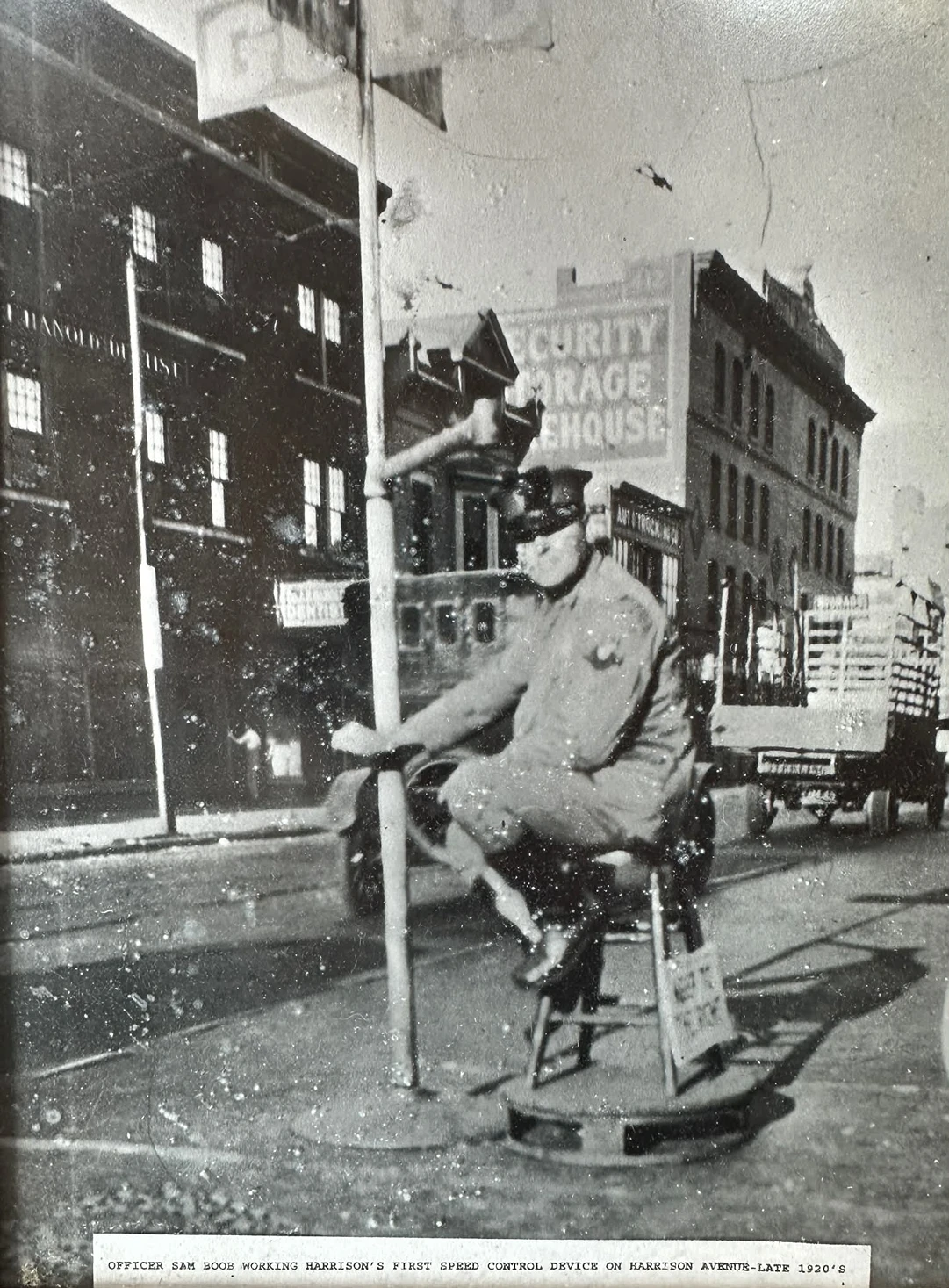 Harrison Police Officer Sam Boob, 1920s.