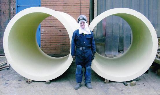 Large cast pipework component