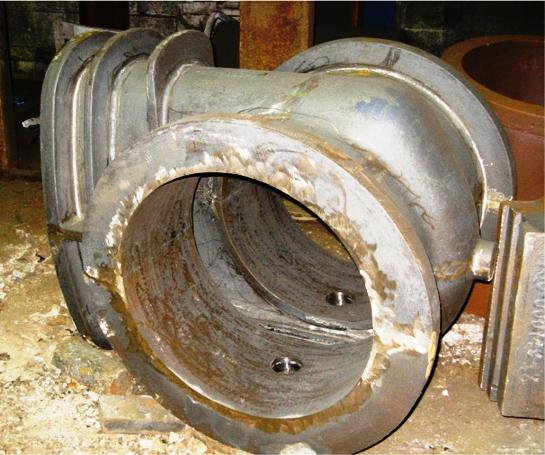 Cast gate valve