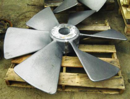Cast impeller and small castings