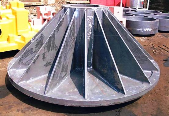 Cast shaft support