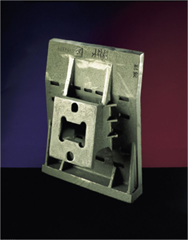 Cast clinker cooler plates