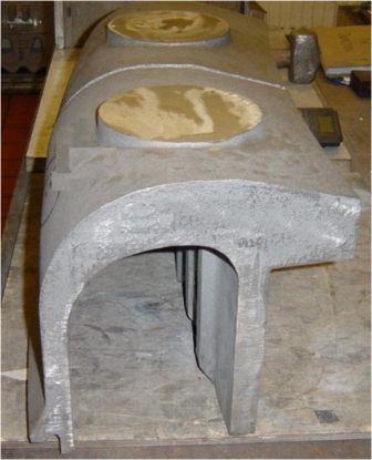 Cast kiln nose ring segments