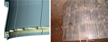 Cast cyclone segmented dip tubes