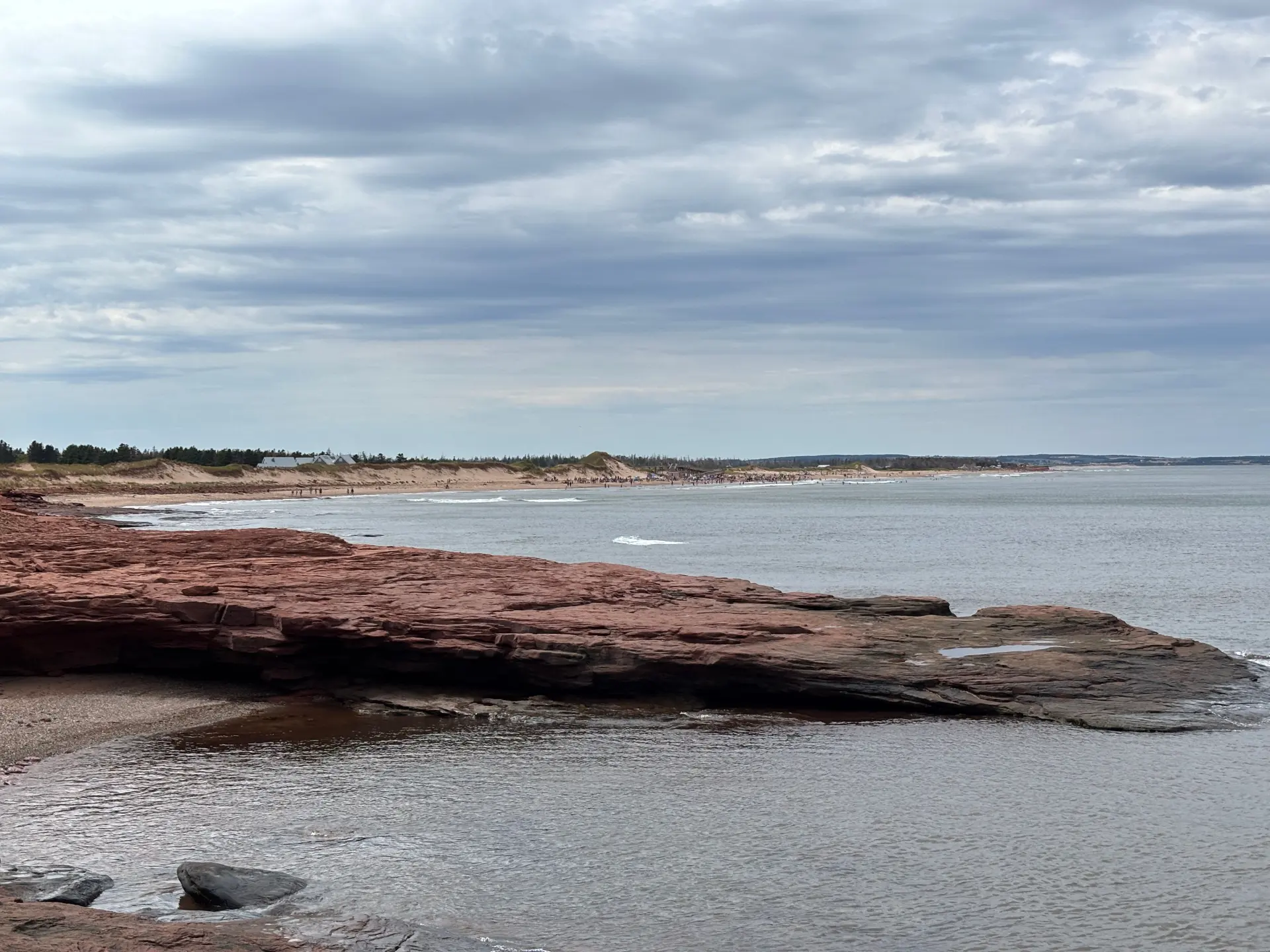 Red sandstone shoreline at Cavendish, Prince Edward Island