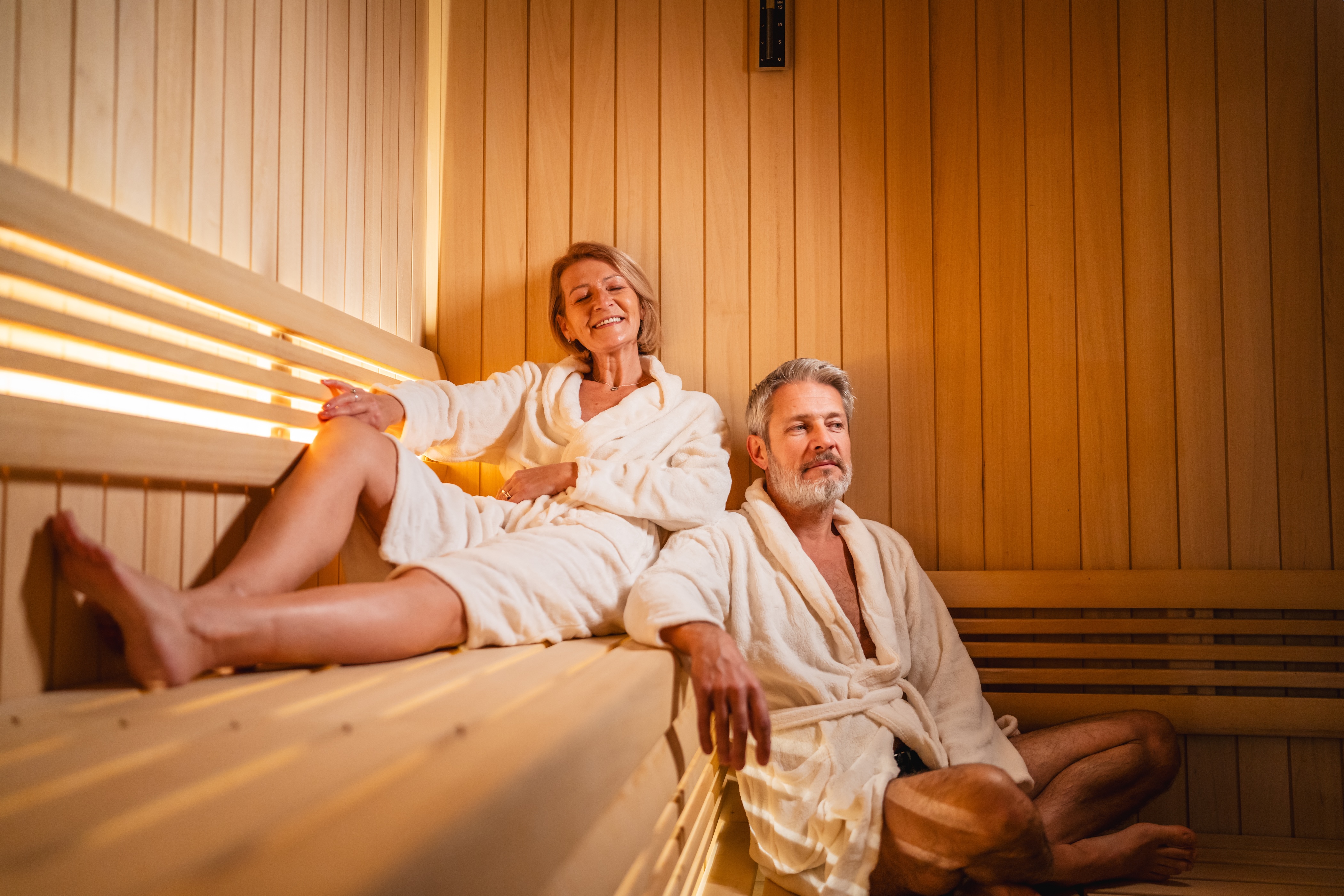 People in sauna