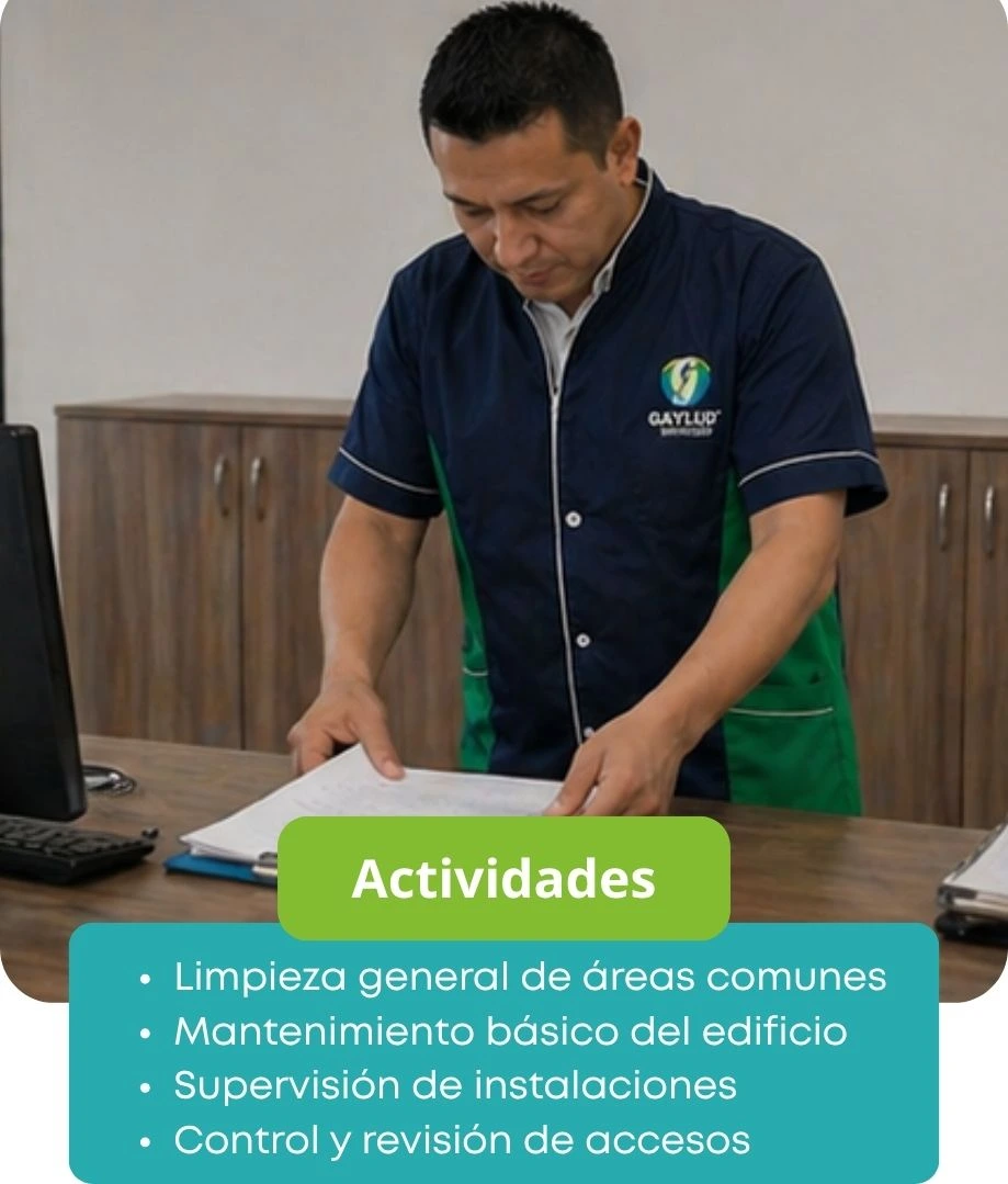 Equipo de Limpieza en Oficinas