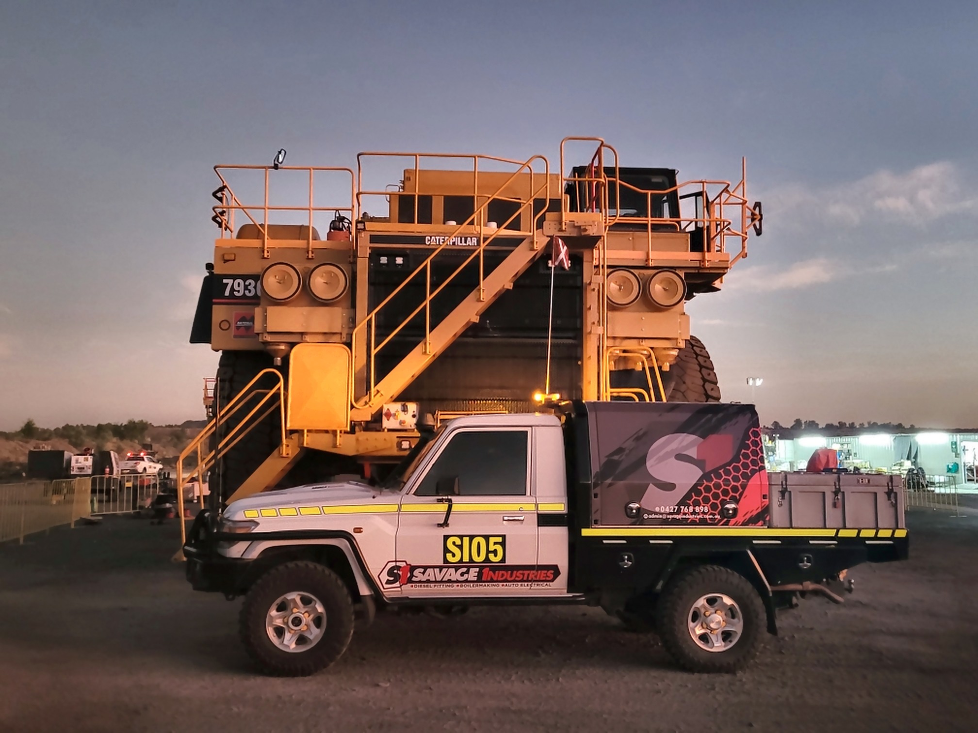 HME field servicing on heavy mobile equipment