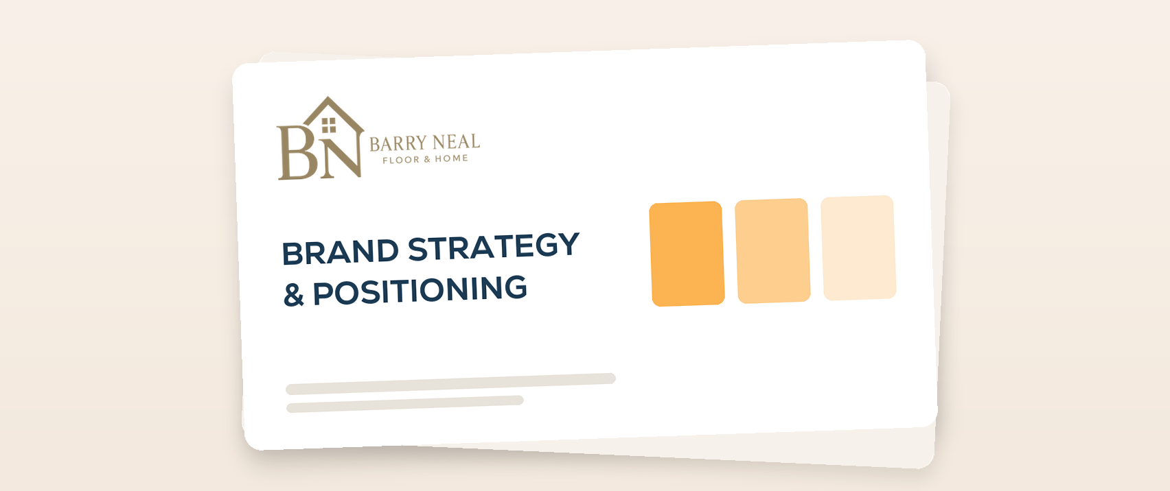 Barry Neal Floor & Home — brand strategy and positioning case study