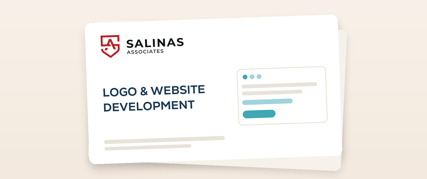 Salinas Associates — logo and website development case study