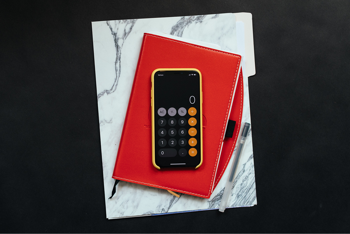 Illustration representing bookkeeping records and account history