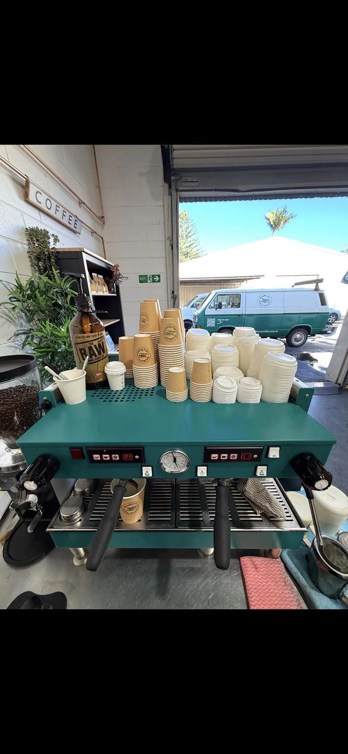 Smalltown Coffee's coffee bar and takeaway counter