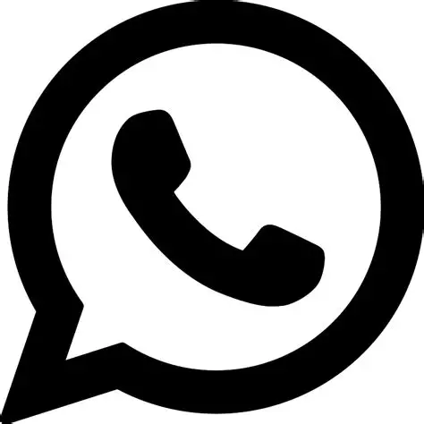 WhatsApp logo depicting a phone handset inside a speech bubble.