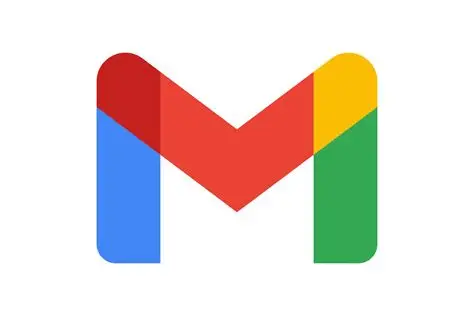 Logo of Gmail, featuring a stylized letter M in red, blue, yellow, and green.