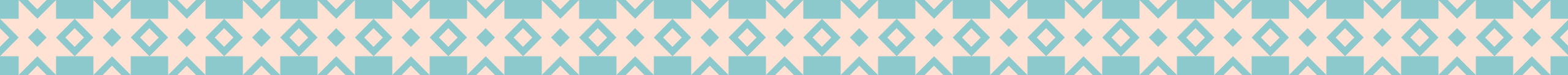 Blue geometric pattern of diamonds and crosses on a beige background.