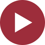 White play button icon centered on a maroon circular background.