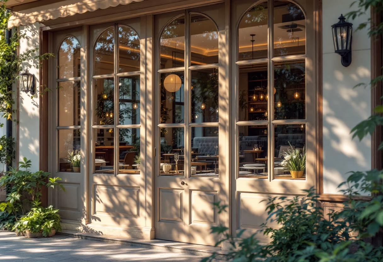 [background image] image of the restaurant facade (for a fine dining restaurant)