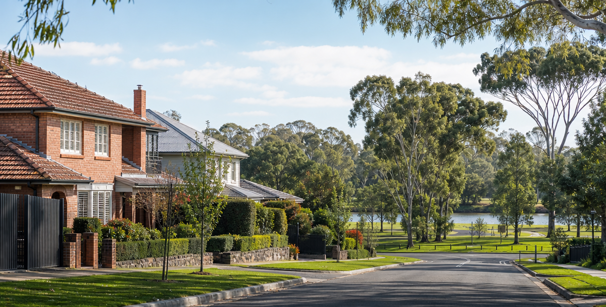 Highton street meeting riverside parkland near the Barwon River, reflecting the leafy, scenic setting behind the suburb's owner-occupier appeal