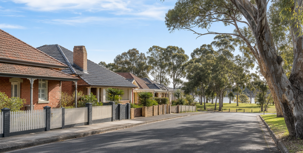 Established B the suburb's settled, elmont street near riverside parkland along the Barwon River, reflecting everyday convenience