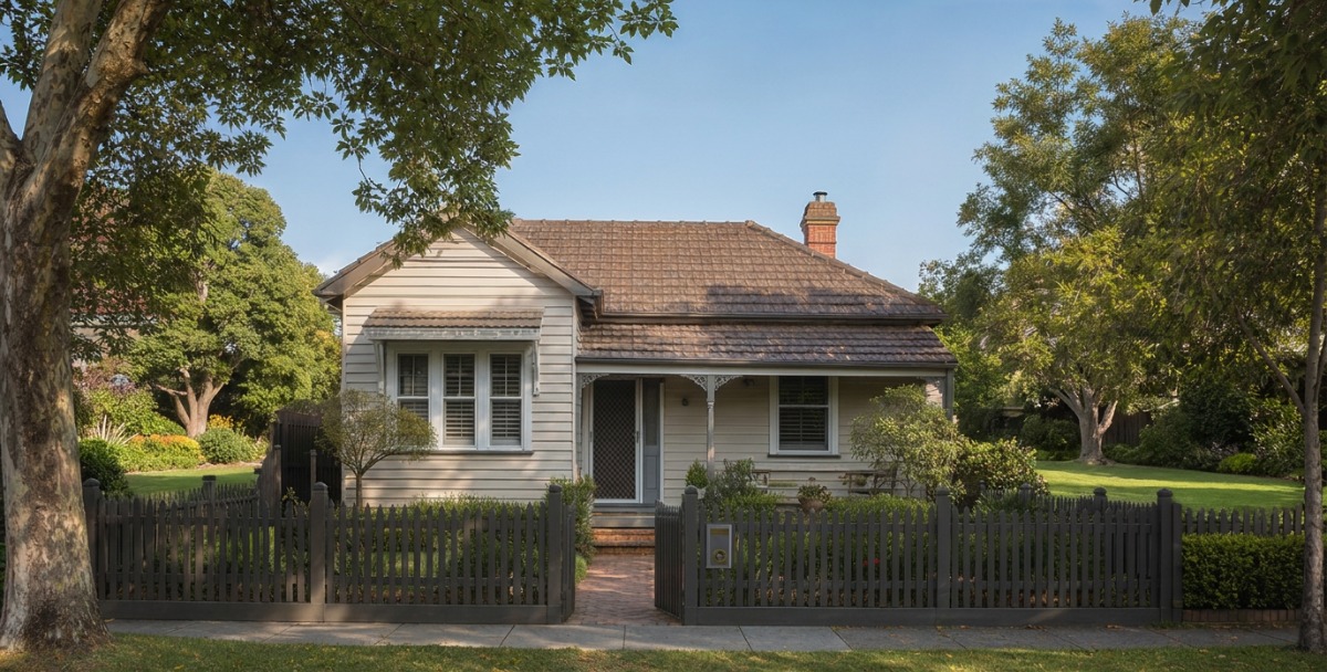 An established Australian home on a settled suburban street, reflecting the First Home Guarantee's expanded eligibility for existing homes.