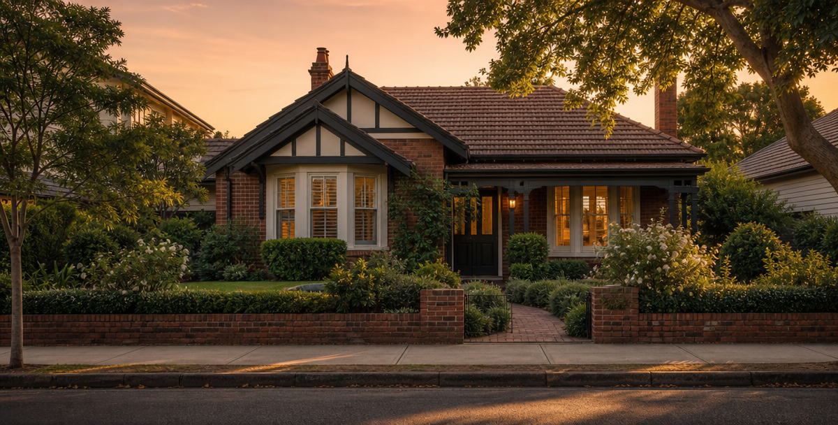 A well-kept, established Australian home in warm late-aernoon light, reflecting the confidence of buying once your market, money and life circumstances align.