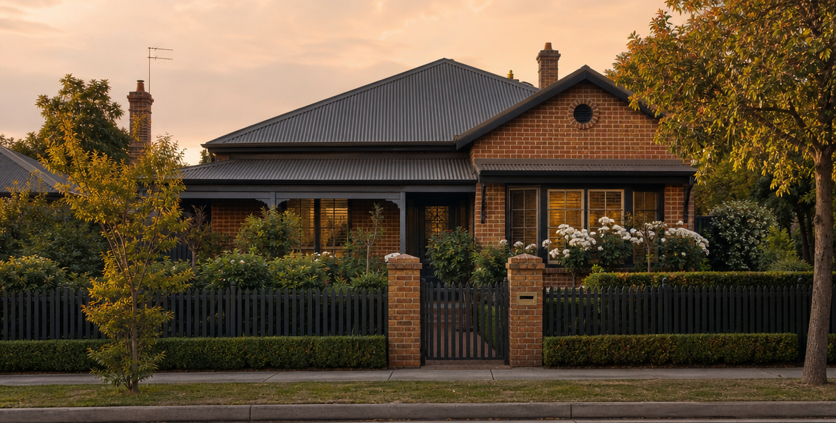 A well-established Australian home with a mature garden in warm aernoon light, reflecting the equity and quality that patient capital growth can build over time.