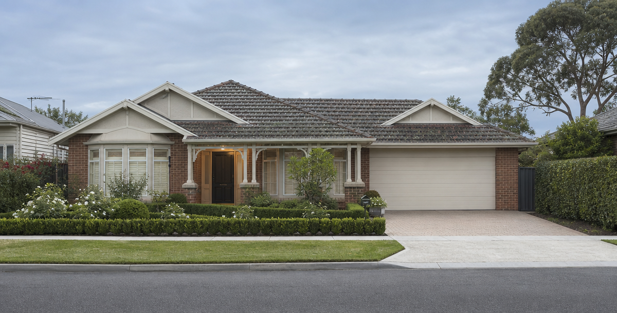 A calm, well-kept Australian home exterior, reflecting what a settled, compounding property portfolio looks like in practice.