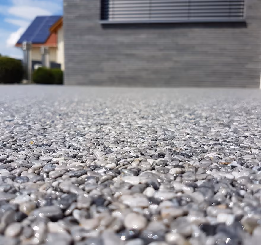 Frisch verlegter Steinteppich von Donano in Nürnberg