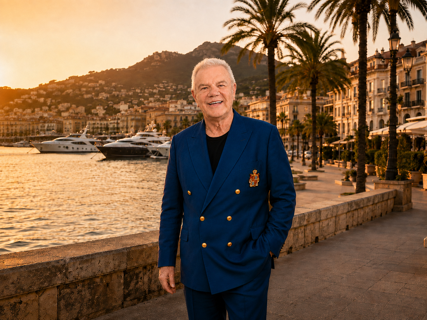 Fürst Heinz im persönlichen Gespräch auf Mallorca
