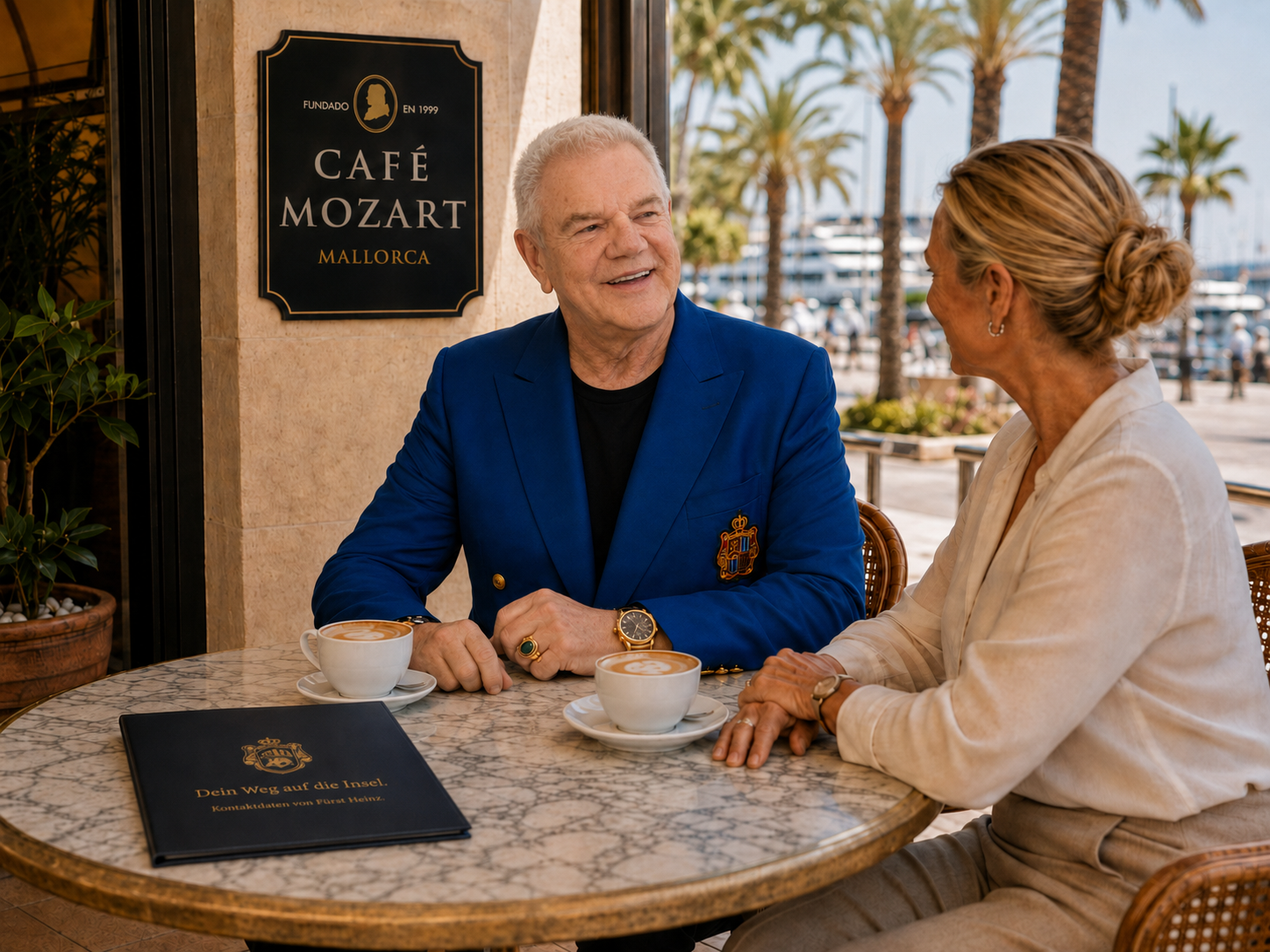 Fürst Heinz im persönlichen Treffen auf Mallorca