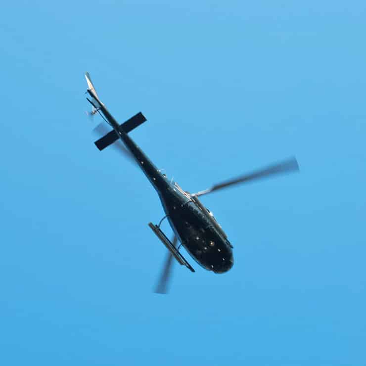 Private helicopter transfer to Cannes arranged by Azur Home Collection