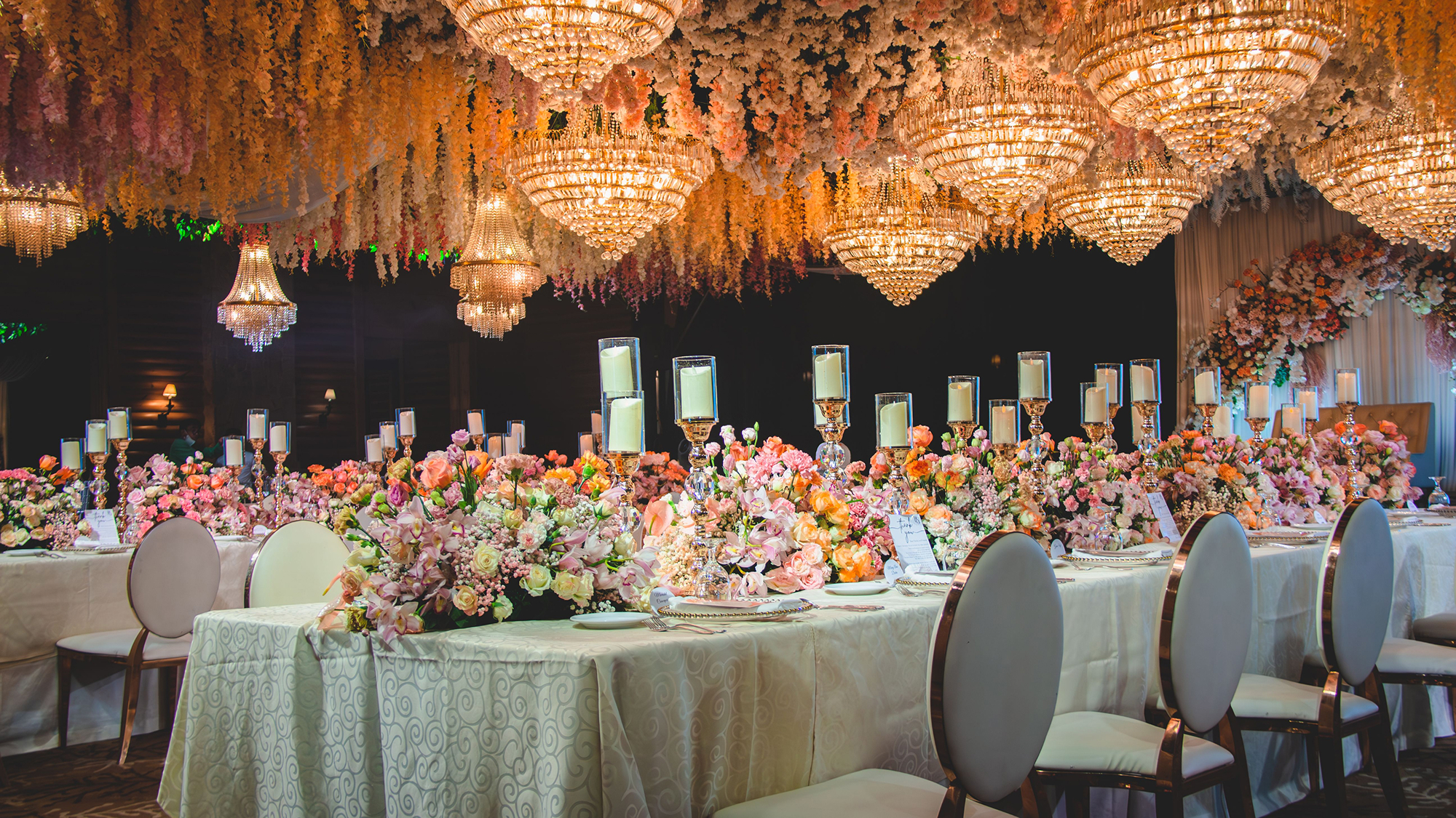 Wedding and private event setting on the French Riviera arranged by the Azur Home Collection concierge team