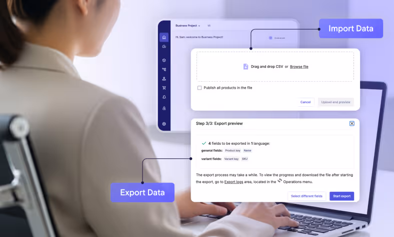 The evolution of data import/export with the commercetools Merchant Center