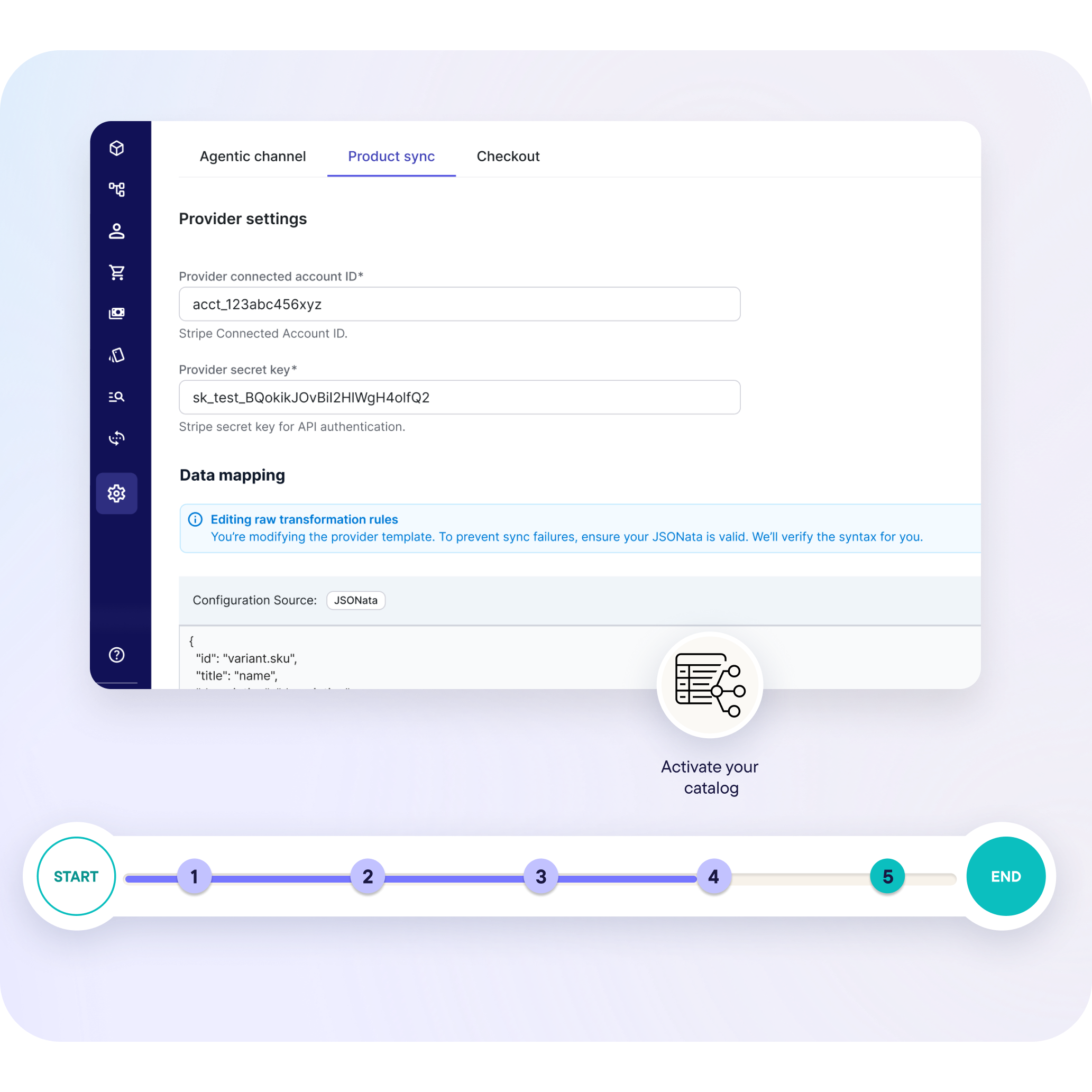 Select the AI channels that make sense for your business with commercetools Agentic Lift.