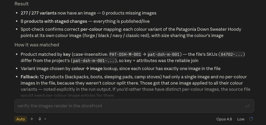 Mapping the image file formats and their new SKU data model.