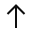 Black upward arrow icon on a transparent background.