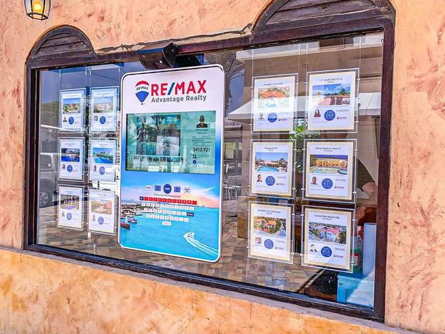 A WindoVision window at a RE/MAX office