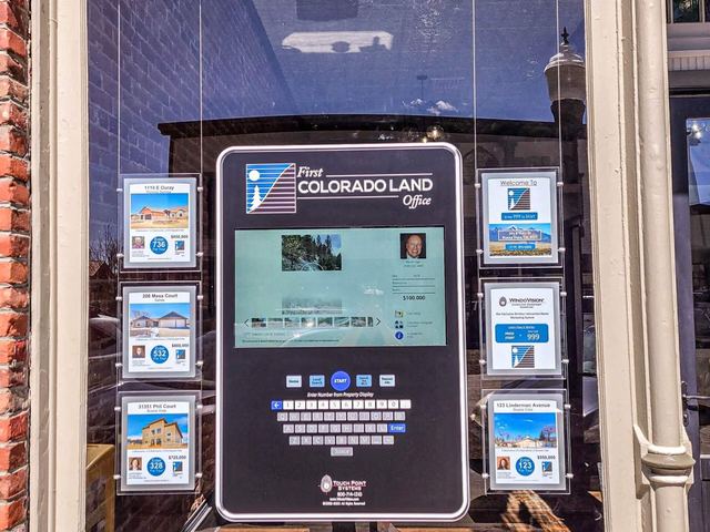 A WindoVision window at a Colorado land office