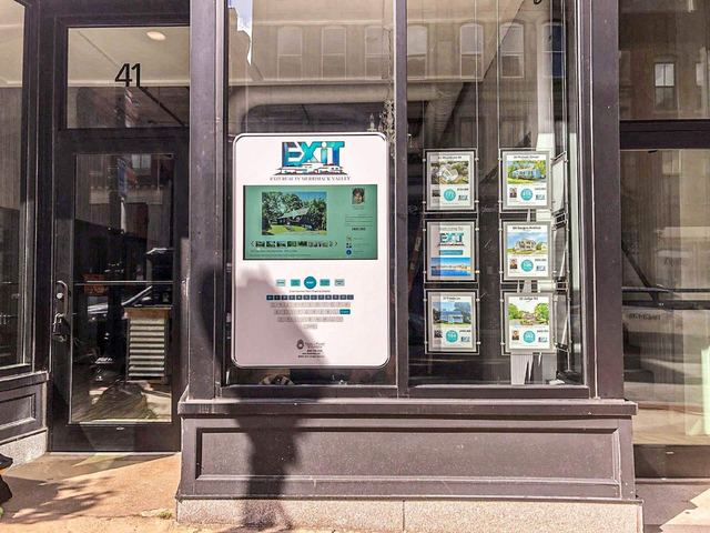 A WindoVision window at an EXIT Realty office