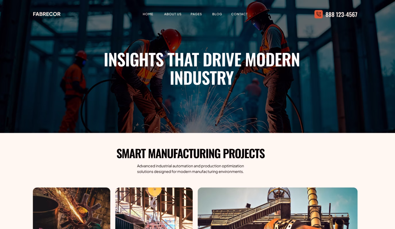 Two factory workers in safety gear welding metal sparks fly inside industrial building framework.