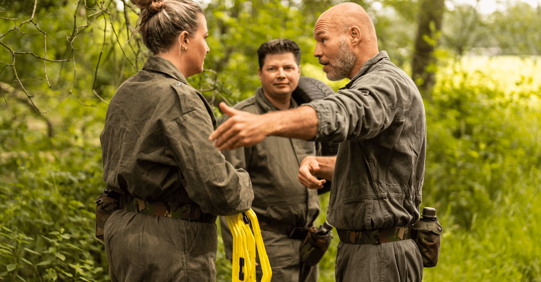 Leider geeft standvastig richting tijdens de Strong Leader training