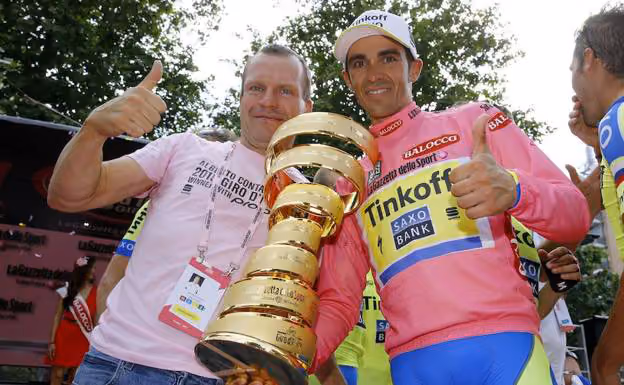 steven de jongh en alberto contador