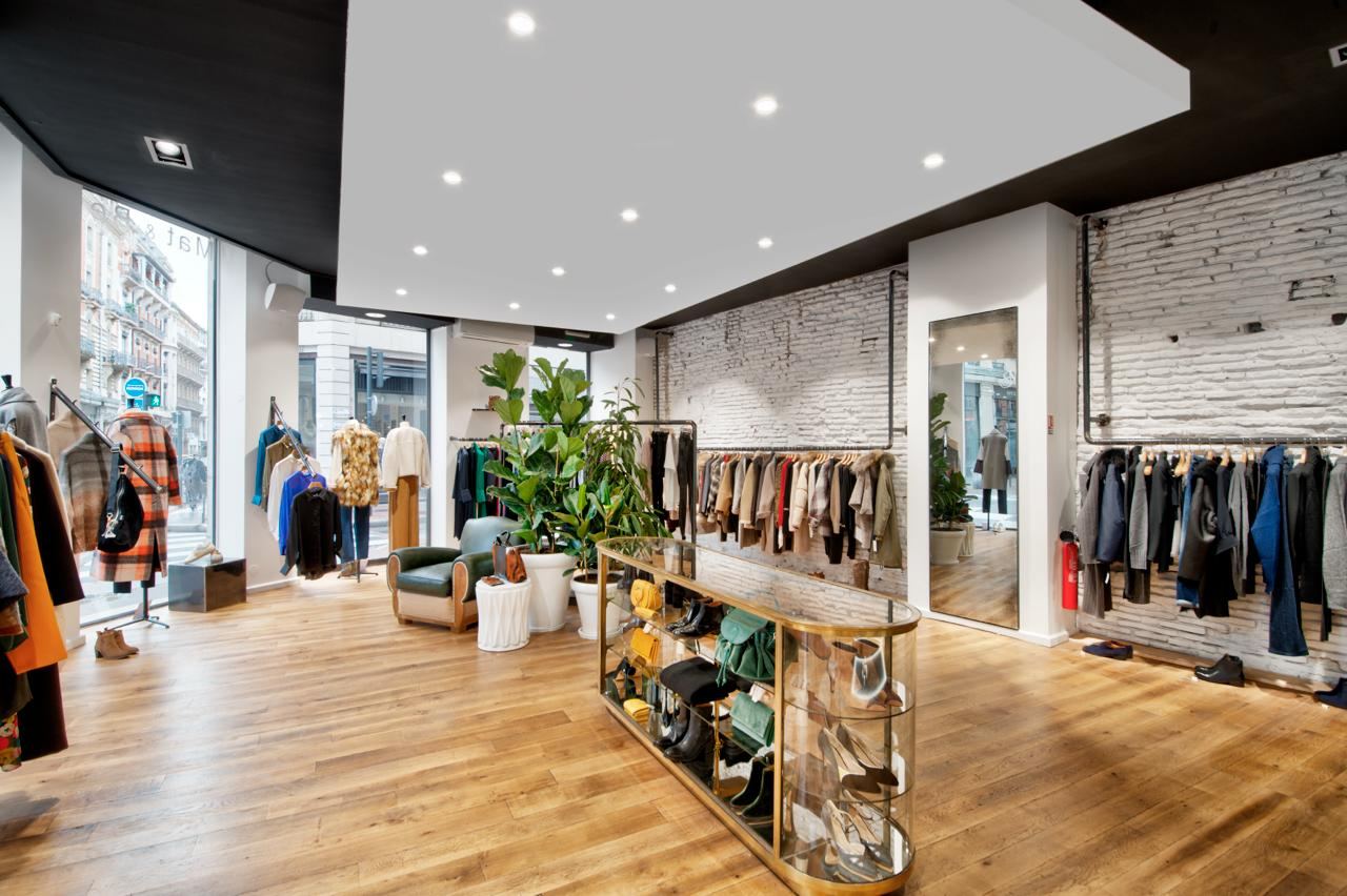 Boutique de prêt-à-porter agencée rue de Metz à Toulouse par Imagine Conception