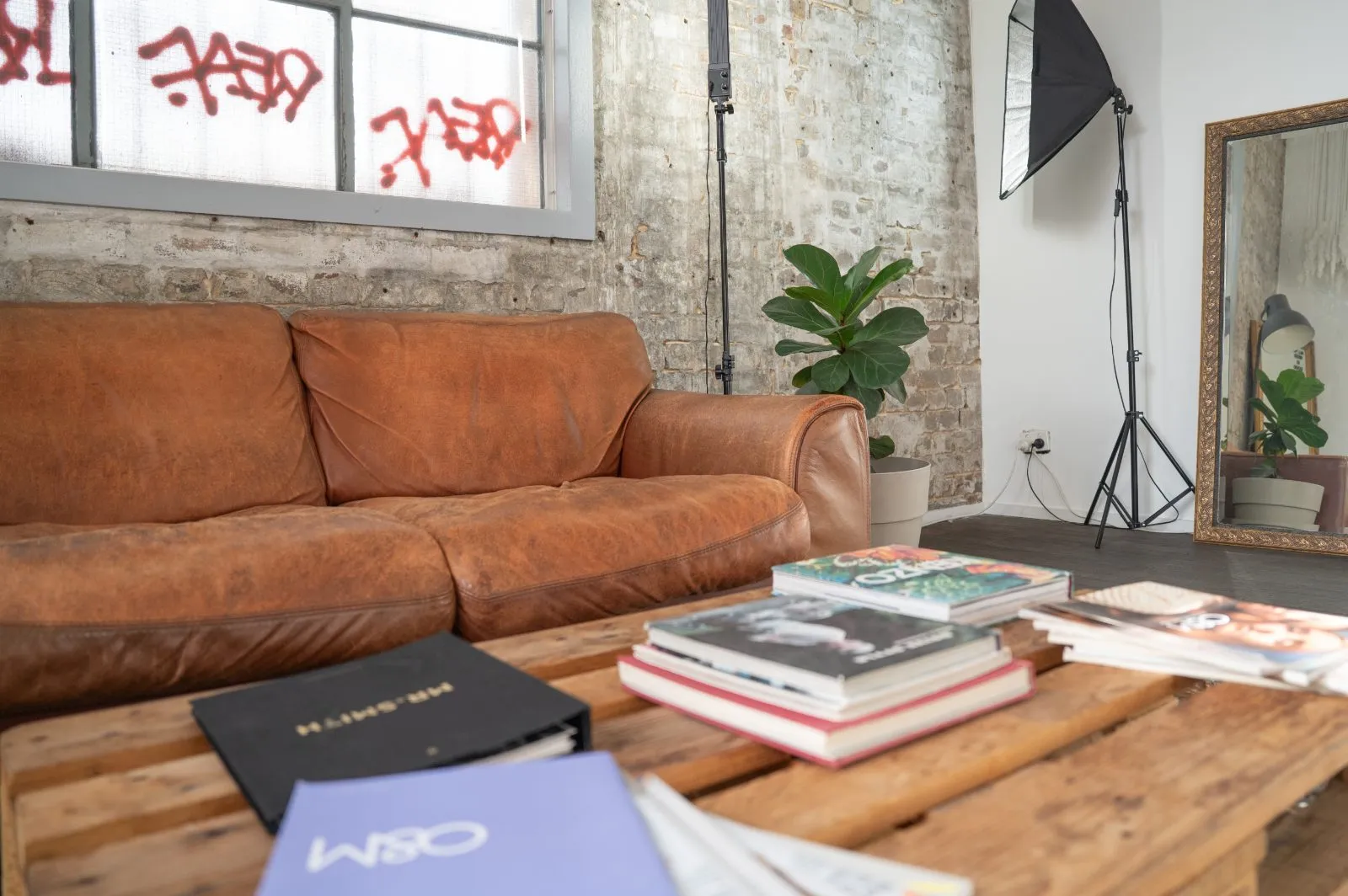 The studio lounge